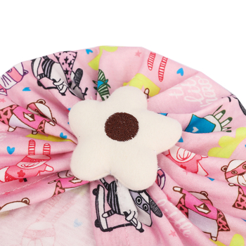 Baba rugalmas pulóver sapka európai és amerikai új baba lélegző virágmintás gyermek fejkendő sapka tavaszi és őszi gumiabroncs sapka