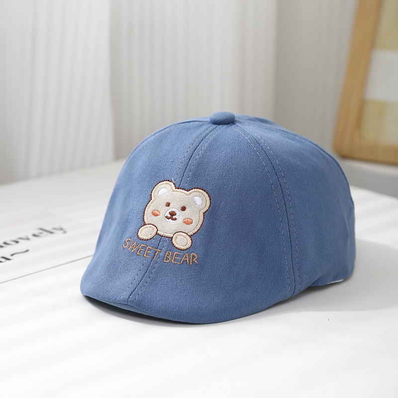 Gyerek barett tavaszi és őszi baba sapka tavaszi és őszi előre sapka sapka fiú napkalap baba sapka