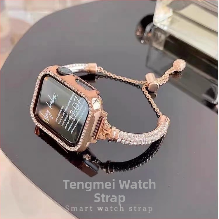 Alkalmas Apple Watch karkötő könyök csillagos ég I watch67s8 generációs SE fém óraszíjhoz