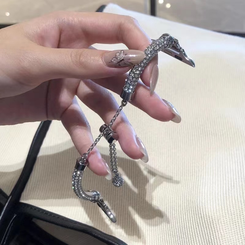 Tinka „Apple Watch“ apyrankei, alkūnės formos žvaigždėto dangaus „I watch 67s8“ 8 kartos „SE“ metaliniam laikrodžio dirželiui