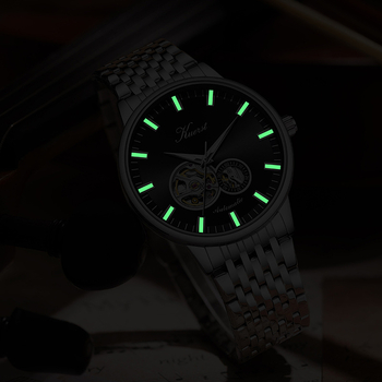 Rūpnīcas tiešā pārdošana Šveices zīmola Coolshington tērauda jostas automātiskais mehāniskais vīriešu pulkstenis ūdensizturīgs pulkstenis tiešraides piegāde