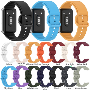 Oficiali apyrankė „Samsung Galaxy Fit3“ silikoniniam dirželiui „Samsung Fit 3 SM-R390“.