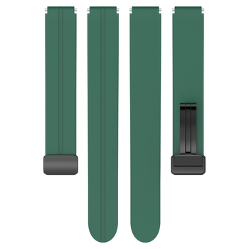 „Zhihong“ tinka „Xiaomi Mi Band 9/10“ 8-osios kartos universaliam NFC12Mm silikoniniam grynos spalvos magnetiniam sulankstomam dirželiui