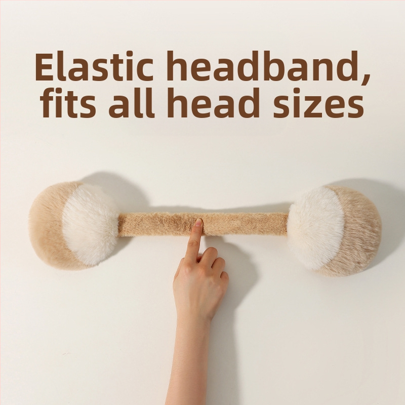 23 Нови дамски зимни топли, с поларена подплата, дебели, ветроустойчиви, незамръзващи, студоустойчиви, еластични, с обръч, плюшени, за уши