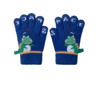 Laste soojad kindad sügiseks ja talveks, viie sõrmega dinosauruste multifilmitegelastega, sõrmedega kirjutamiseks, poistele ja tüdrukutele, beebidele, talveks, fliisvoodriga, külmumisvastased