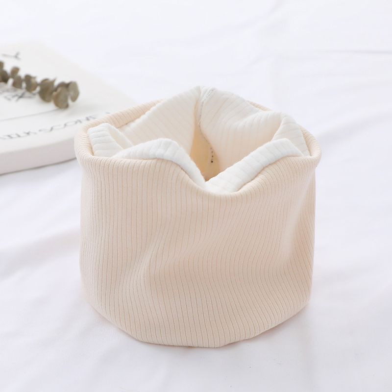 Sügis-talvine riidest sildiga kootud sall, ühevärviline soe pulloverkraega, poistele ja tüdrukutele, lihtne laste kahekihiline kontrastvärvi sall