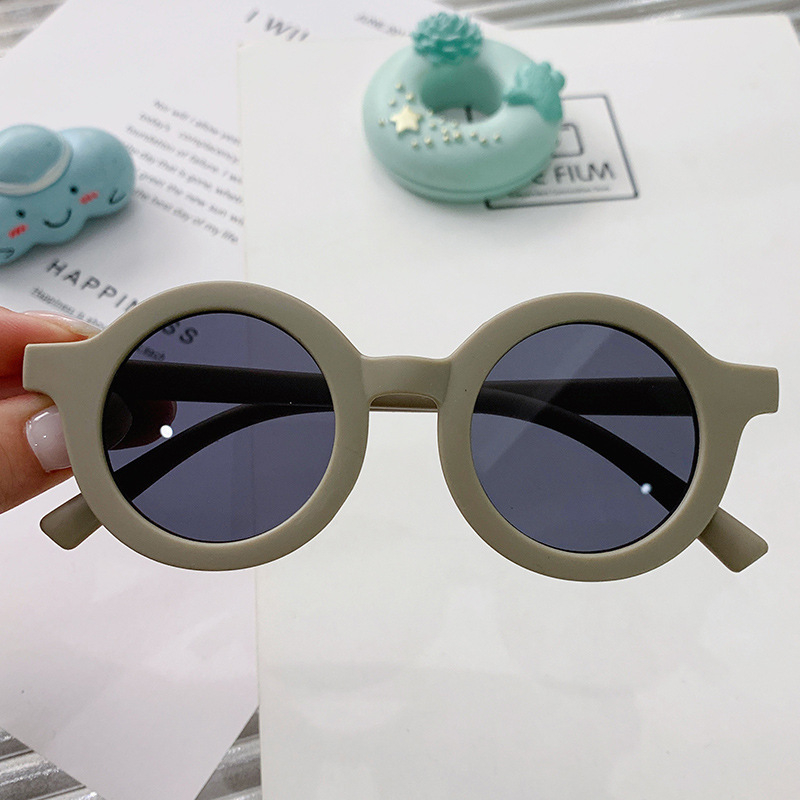 Uued laste ümmargused päikeseprillid Prince laste dekoratiivsed päikeseprillid beebi üheaastasele lapsele poosiprillid kõik-mängu prillid 1-8