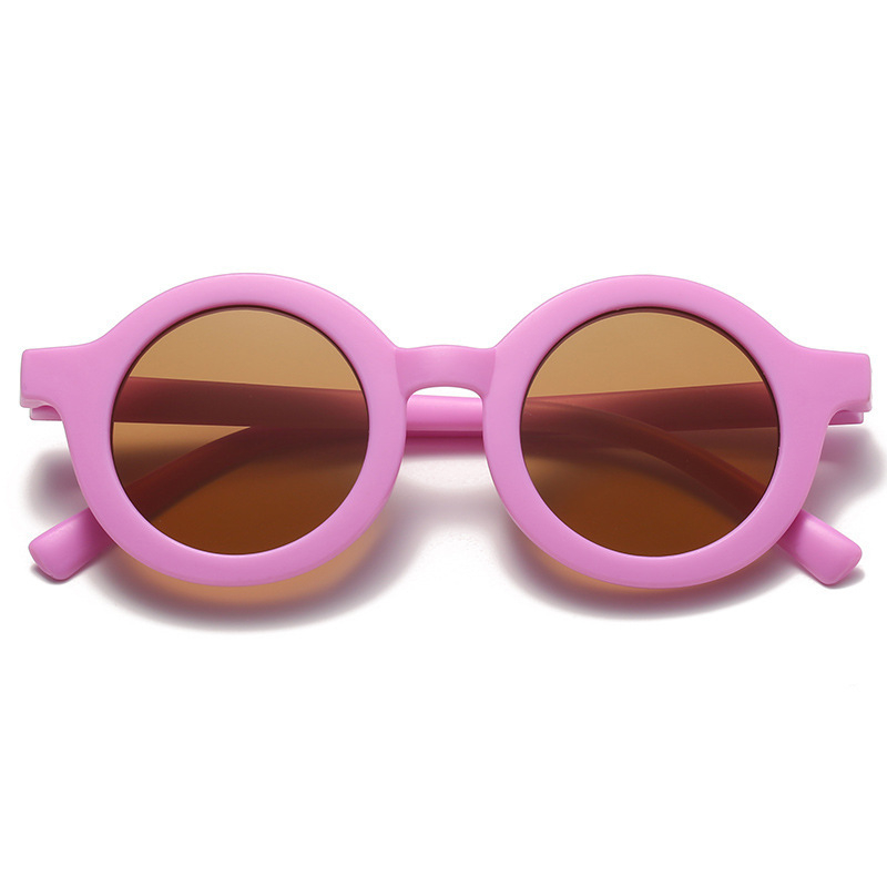Uued laste ümmargused päikeseprillid Prince laste dekoratiivsed päikeseprillid beebi üheaastasele lapsele poosiprillid kõik-mängu prillid 1-8