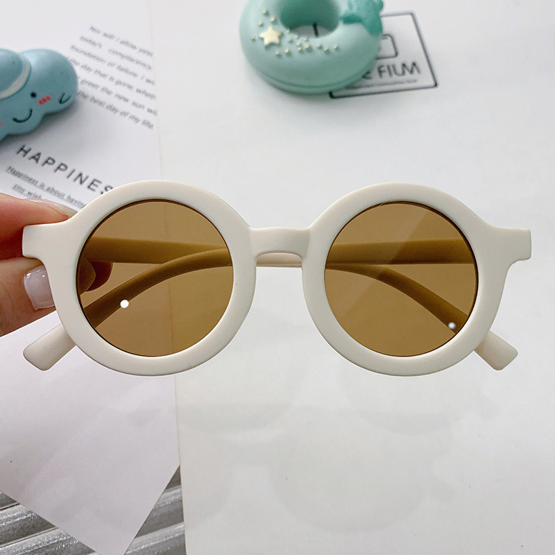 Uued laste ümmargused päikeseprillid Prince laste dekoratiivsed päikeseprillid beebi üheaastasele lapsele poosiprillid kõik-mängu prillid 1-8