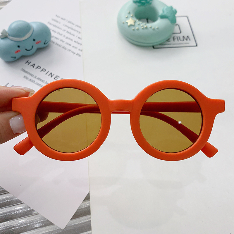 Uued laste ümmargused päikeseprillid Prince laste dekoratiivsed päikeseprillid beebi üheaastasele lapsele poosiprillid kõik-mängu prillid 1-8