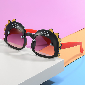 Laste päikeseprillid Beebi armsad väikesed dinosaurusprillid Poisid Lastele Koomiksiprillid Tüdrukutele UV-vastased päikeseprillid