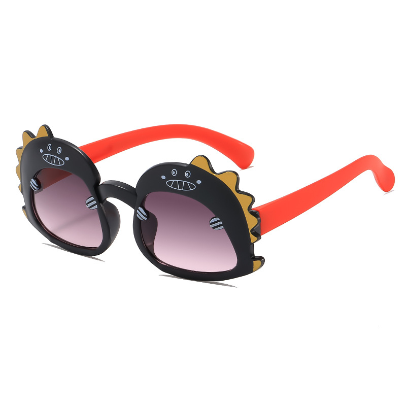 Laste päikeseprillid Beebi armsad väikesed dinosaurusprillid Poisid Lastele Koomiksiprillid Tüdrukutele UV-vastased päikeseprillid