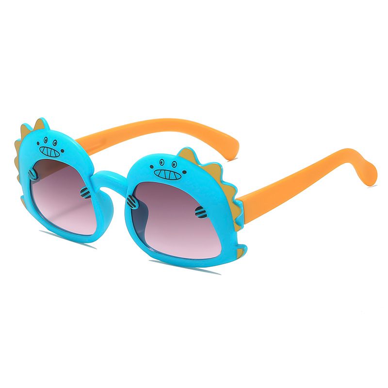 Laste päikeseprillid Beebi armsad väikesed dinosaurusprillid Poisid Lastele Koomiksiprillid Tüdrukutele UV-vastased päikeseprillid