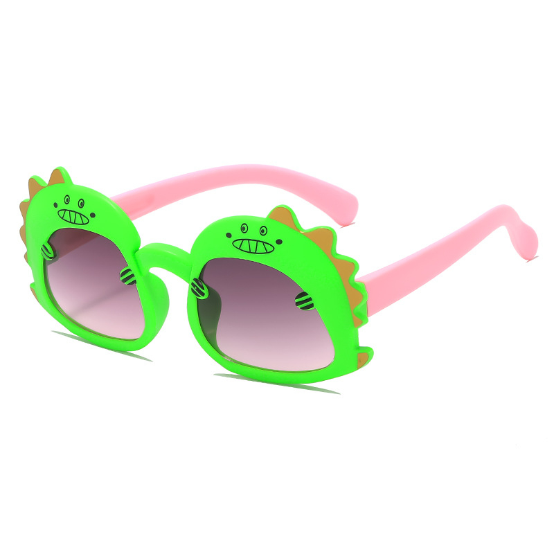 Laste päikeseprillid Beebi armsad väikesed dinosaurusprillid Poisid Lastele Koomiksiprillid Tüdrukutele UV-vastased päikeseprillid