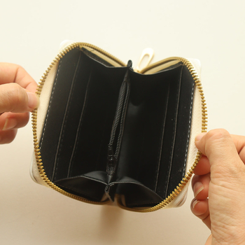 Piiriülene uue tüdruku lühike rahakott anime kutsika armas multifilmiõpilase miniatuurne lukuga mündikott mitme kaardipesaga