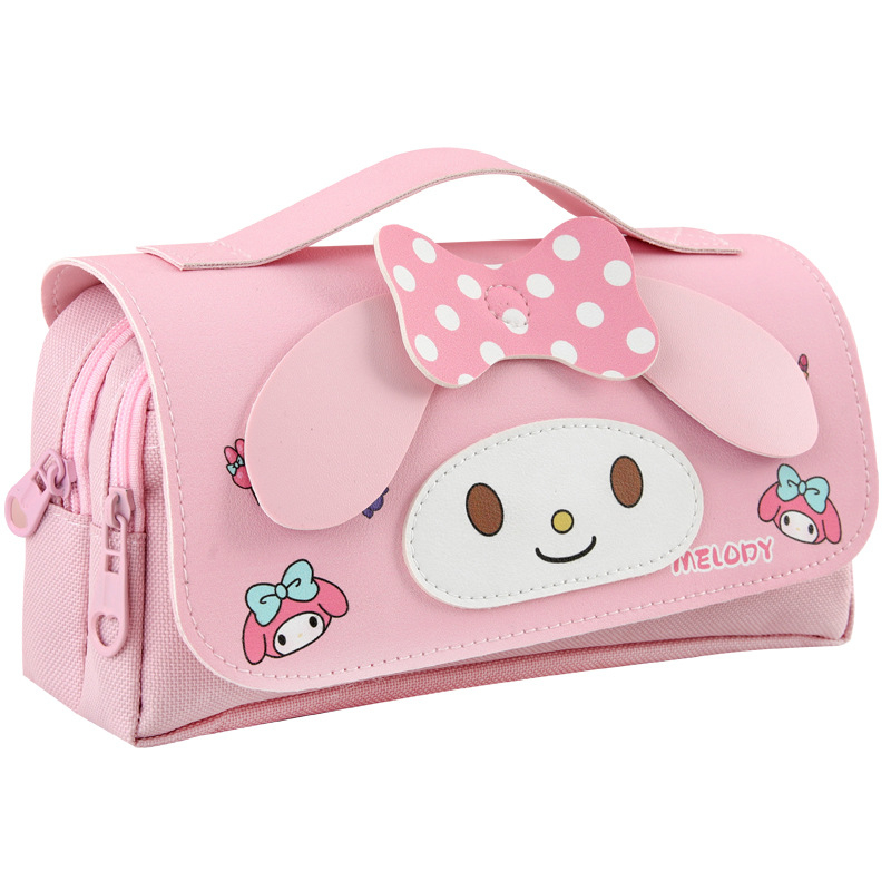 2024. aasta uus alg- ja keskkooliõpilaste pliiatsikott, armas tüdruk, kirjatarvete kott, suure mahutavusega kirjatarvete karp, koomiksikott, hulgimüük