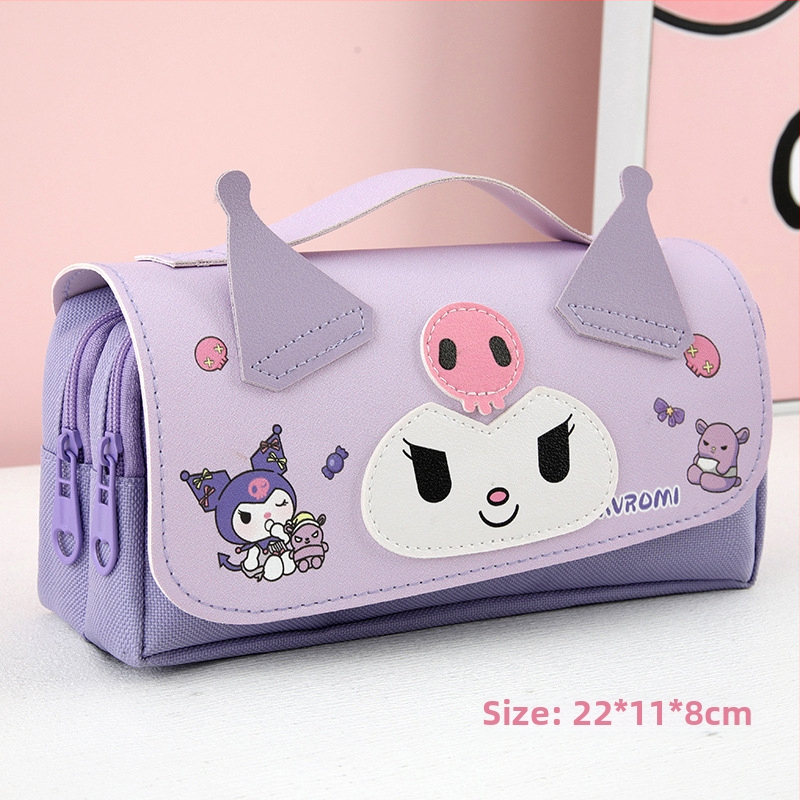 2024. aasta uus alg- ja keskkooliõpilaste pliiatsikott, armas tüdruk, kirjatarvete kott, suure mahutavusega kirjatarvete karp, koomiksikott, hulgimüük