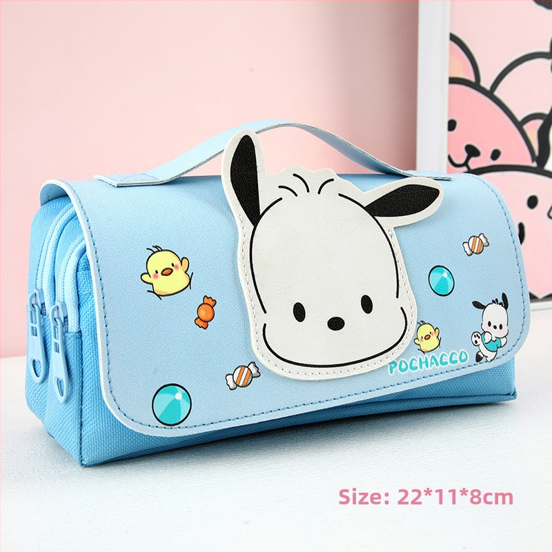 2024. aasta uus alg- ja keskkooliõpilaste pliiatsikott, armas tüdruk, kirjatarvete kott, suure mahutavusega kirjatarvete karp, koomiksikott, hulgimüük