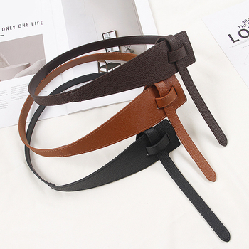 Sandėlyje urmu naujas moteriškas palto diržas paprastas, universalus rištas diržas su juosmeniu, liekninamasis, retro stiliaus juosmens apdangalas