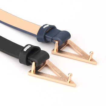 Interneto įžymybių populiarūs moteriški diržai iš korėjietiškos mados, trikampio sagties, sagties ir mados „Joker“ suknelės diržų gamintojai