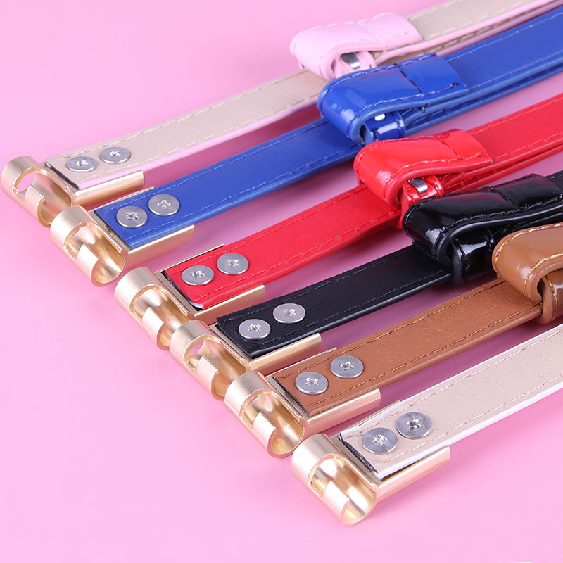 Korea mood Joker pandlaga vöö daamide kleit kleit PU kunstnahast vöö tehase otsemüük 610