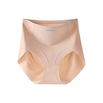 Γυναικεία εσώρουχα μεσαίας-ψηλής μέσης, μονοκόμματα, αντιβακτηριδιακά, βαμβακερά, λεπτές, αναπνεύσιμες, για την ανόρθωση ισχίων στην κοιλιά, χωρίς σημάδια