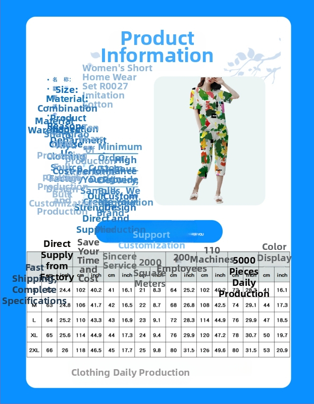 Väliskaubanduse armas koomiksikassipoegade trükitud pidžaamaülikond Euroopas ja Ameerika Ühendriikides, vabaaja loomade daamide koduriiete ülikond