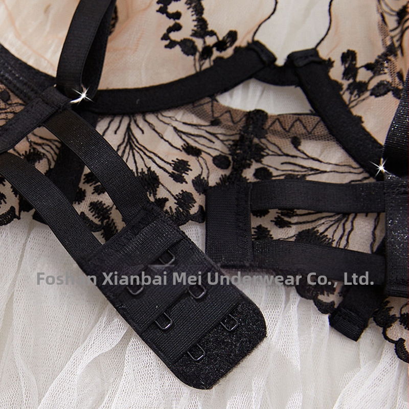 Továreň na zahraničný obchod, horúca predajná čipka, sexy francúzska spodná bielizeň, uniforma, sexy čierna, pokušenie, ultratenká čistá túžba po sieťovine