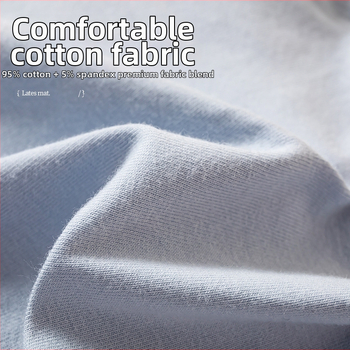 Γυναικείο βαμβακερό μποξεράκι με ψηλή μέση, για έλεγχο κοιλιάς, σε μονόχρωμο χρώμα, για άνετη εφαρμογή, αναπνεύσιμο, ανυψωτικό καβάλου