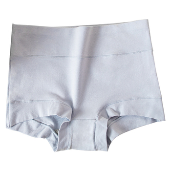 Γυναικείο βαμβακερό μποξεράκι με ψηλή μέση, για έλεγχο κοιλιάς, σε μονόχρωμο χρώμα, για άνετη εφαρμογή, αναπνεύσιμο, ανυψωτικό καβάλου