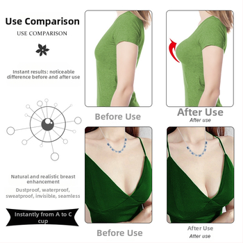 Gamyklinis tiesioginis mažas mielas silikoninis krūtinės įklotas bikinio lipnus storas įdėklas, nematomas storas jūrų ausytės silikoninis krūtinės įklotas