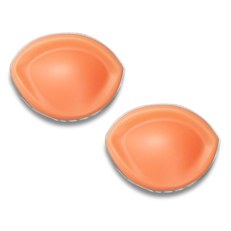 Gyárilag közvetlen kicsi, aranyos szilikon melltartóbetét bikinihez, öntapadós, vastag betéttel, láthatatlan, vastag abalone szilikon melltartóbetét