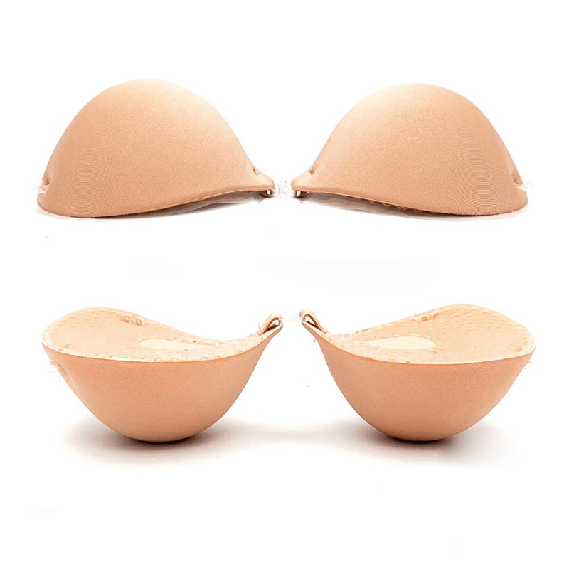 Jauna kāzu kleita Seksīga neredzama apakšveļa Neredzams krūšturis Push-up Liela sabiezināta tvaicētas maizes krūzes krūšu uzlīme Sieviešu Push-up krūšu uzlīme