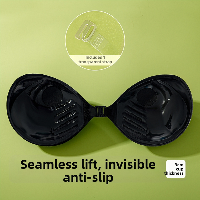 Jauna kāzu kleita Seksīga neredzama apakšveļa Neredzams krūšturis Push-up Liela sabiezināta tvaicētas maizes krūzes krūšu uzlīme Sieviešu Push-up krūšu uzlīme