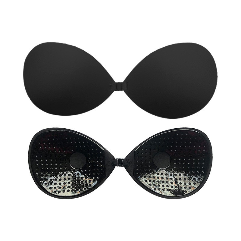 Jauna kāzu kleita Seksīga neredzama apakšveļa Neredzams krūšturis Push-up Liela sabiezināta tvaicētas maizes krūzes krūšu uzlīme Sieviešu Push-up krūšu uzlīme