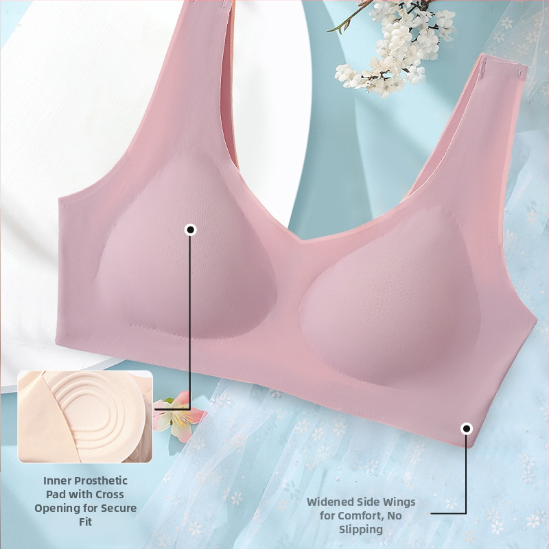 Бельо за гърди без следи, специален постоперативен сутиен за гърди, лек, дишащ, изкуствена подложка за гърди, изкуствено бельо за гърди на едро