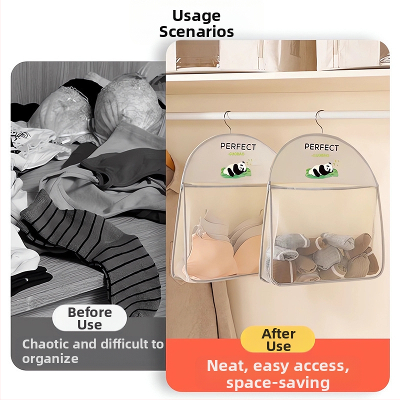 Чорапи за съхранение на бельо, гардероб за общежитие, бельо, чанта за бельо, висяща чанта, мрежеста чанта за висящи предмети, чанта за съхранение на задна врата