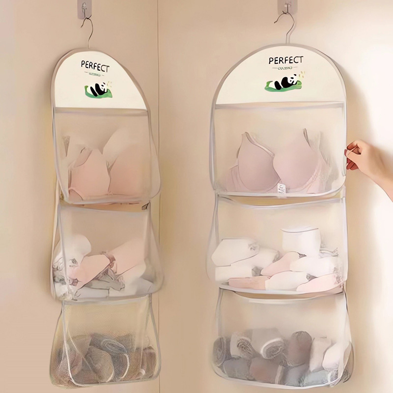 Kojinės Apatinių drabužių laikymas Bendrabučio spinta Apatiniai Apatinių drabužių laikymo krepšys Pakabinamas tinklelis Maišelis kabinimui Durys Galinė laikymo vieta Apdaila Laikymo krepšys