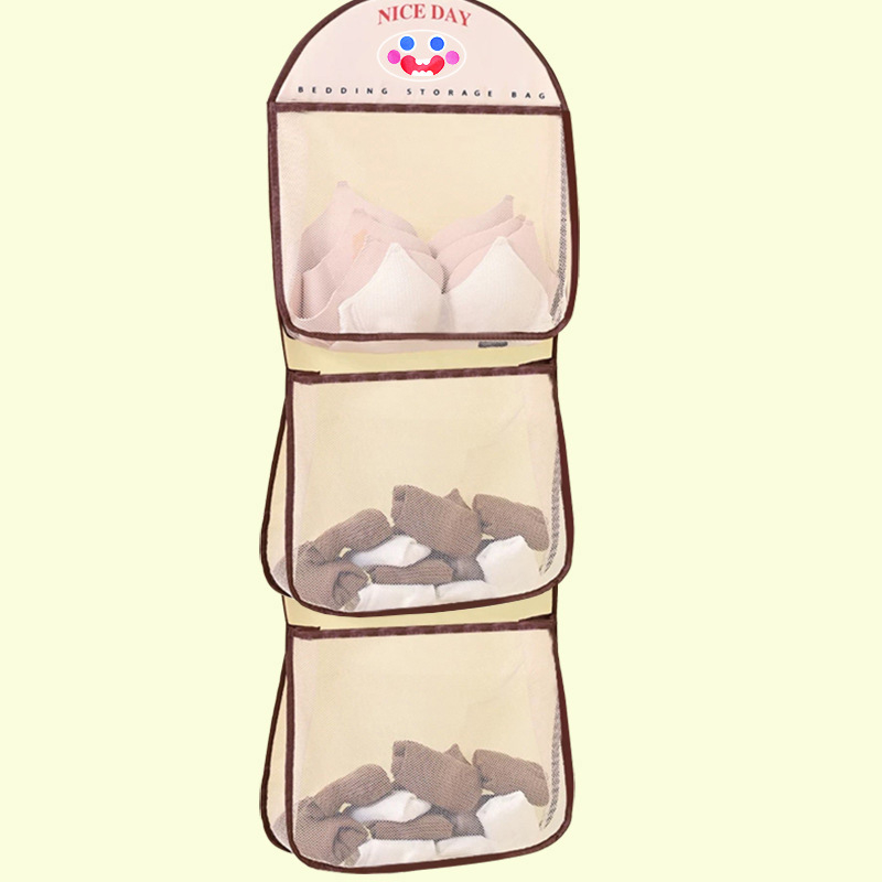 Kojinės Apatinių drabužių laikymas Bendrabučio spinta Apatiniai Apatinių drabužių laikymo krepšys Pakabinamas tinklelis Maišelis kabinimui Durys Galinė laikymo vieta Apdaila Laikymo krepšys