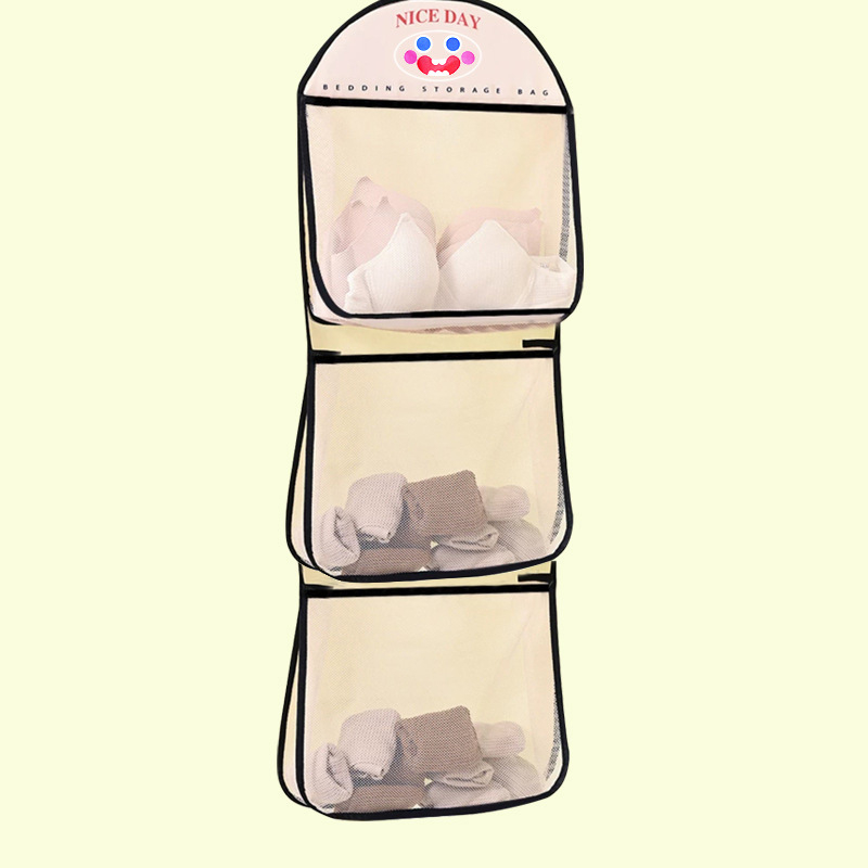 Kojinės Apatinių drabužių laikymas Bendrabučio spinta Apatiniai Apatinių drabužių laikymo krepšys Pakabinamas tinklelis Maišelis kabinimui Durys Galinė laikymo vieta Apdaila Laikymo krepšys