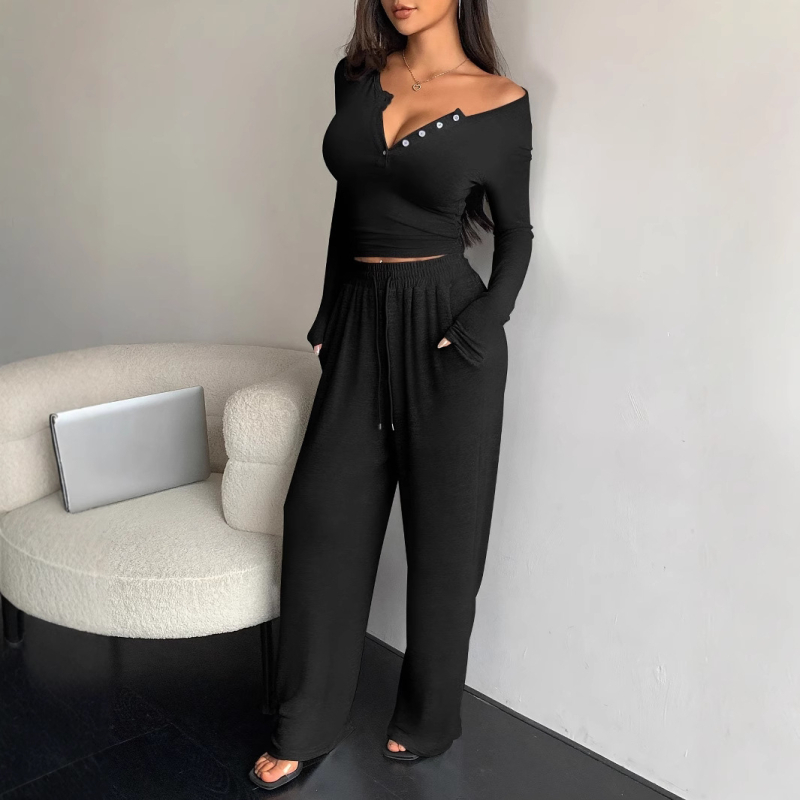 2024. Novo jesensko odijelo s dugim rukavima i kopčom za Europu i Sjedinjene Države, jednobojne tajice, jakna i hlače, dvodijelno za žene