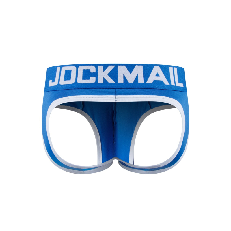 Jockmail Export vīriešu tīras kokvilnas apakšveļa seksīga dibenu atklājoša vīriešu bokseršortu biksītes eksporta seksīgas bikses