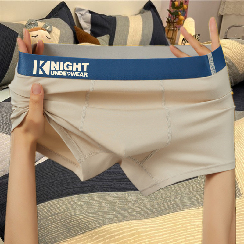 Avota ražotāji tīras kokvilnas vīriešu apakšveļa vasaras bokseršorti pusaudžiem četru stūru bikses trīcoša balss ātras rokas paaudzes šorti vīriešiem