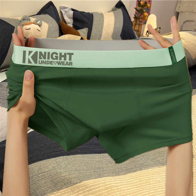 Avota ražotāji tīras kokvilnas vīriešu apakšveļa vasaras bokseršorti pusaudžiem četru stūru bikses trīcoša balss ātras rokas paaudzes šorti vīriešiem