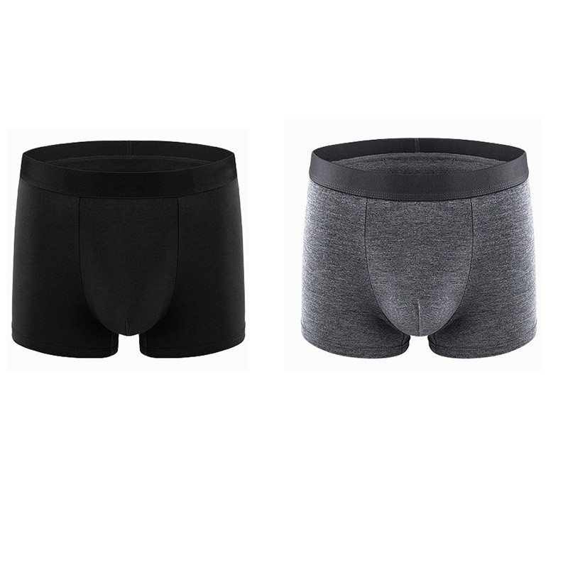 Feisai Wolf Muško donje rublje od čistog pamuka Muške bokserice, široke ljetne mladenačke tanke bokserice, prozračne hlače