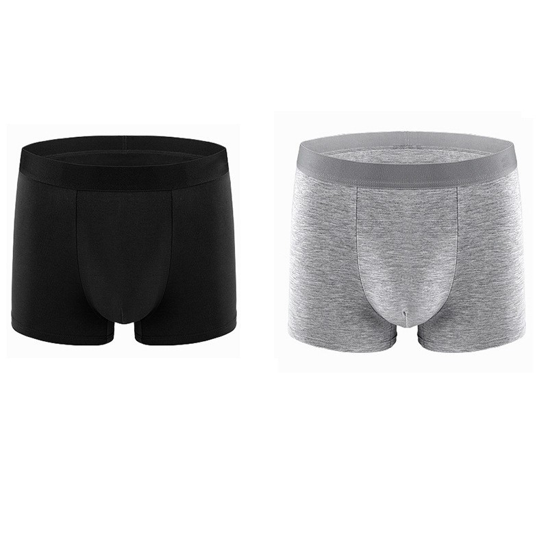 Feisai Wolf Muško donje rublje od čistog pamuka Muške bokserice, široke ljetne mladenačke tanke bokserice, prozračne hlače