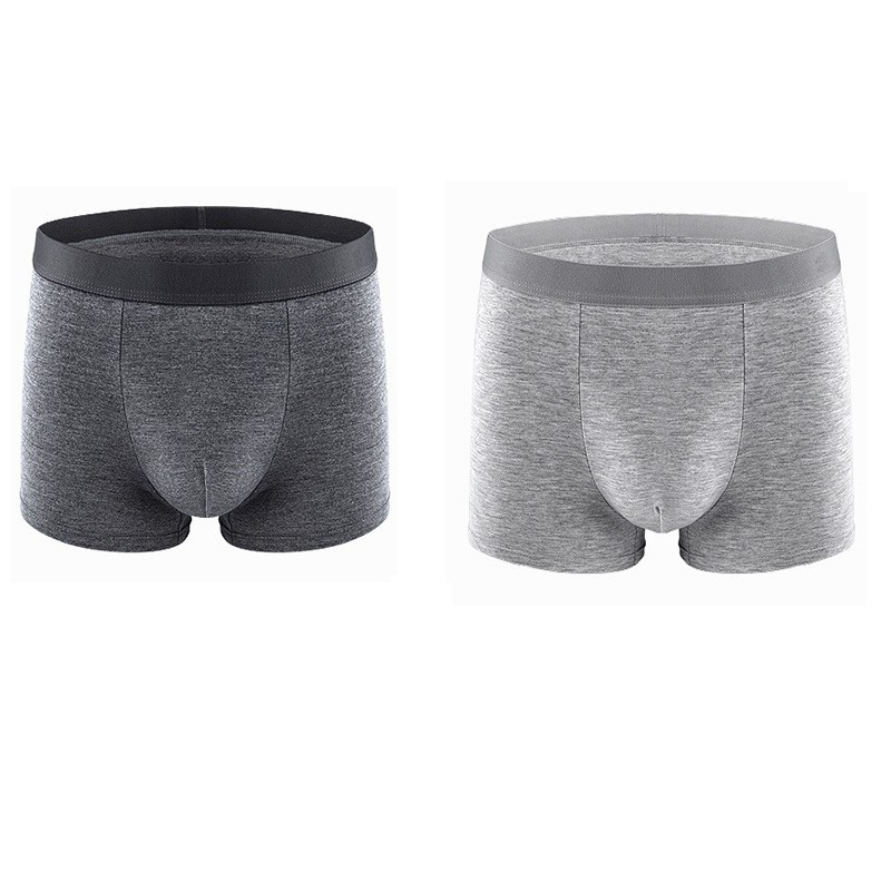 Feisai Wolf Muško donje rublje od čistog pamuka Muške bokserice, široke ljetne mladenačke tanke bokserice, prozračne hlače