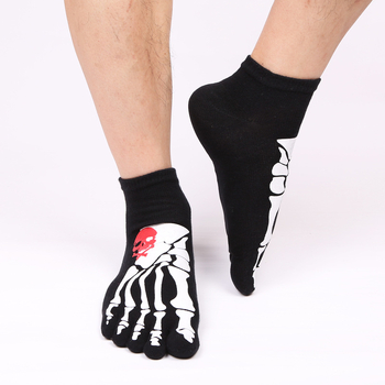 Penkių pirštų kojinės vyriškos kojinės penkių pirštų kojinės medvilninės vyriškos užsienio prekybos japoniško ir korėjietiško stiliaus trumpos nosies vyriškos kojinės