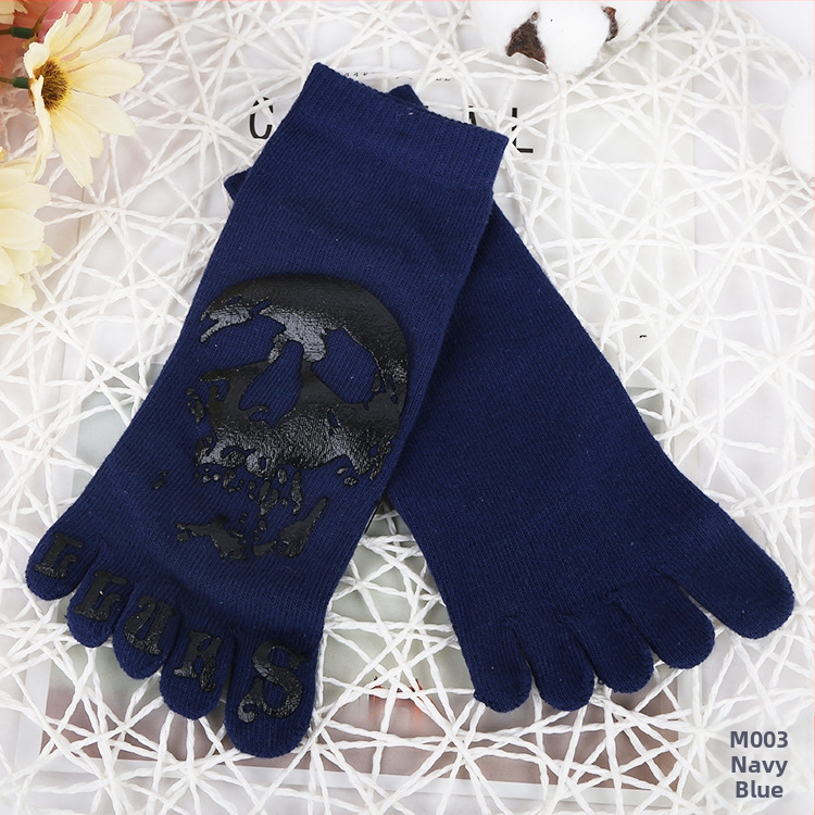 Penkių pirštų kojinės vyriškos kojinės penkių pirštų kojinės medvilninės vyriškos užsienio prekybos japoniško ir korėjietiško stiliaus trumpos nosies vyriškos kojinės