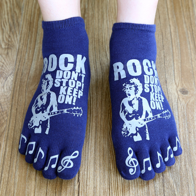 Penkių pirštų kojinės vyriškos kojinės penkių pirštų kojinės medvilninės vyriškos užsienio prekybos japoniško ir korėjietiško stiliaus trumpos nosies vyriškos kojinės